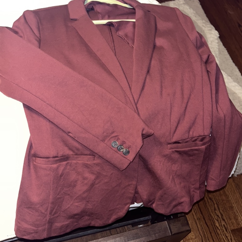 Maroon blazer